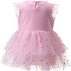 Baby Eloise Sparkle Star Tutu Dress, Pink - Dresses - 2