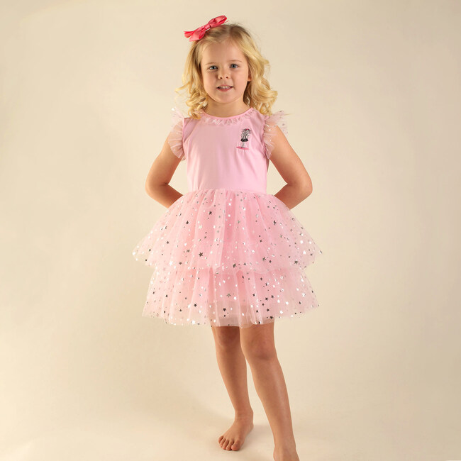Eloise Sparkle Star Tutu Dress, Pink - Dresses - 3