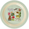 Melamine Kids Lunch Plate with Wildlife Print - Mint - Tableware - 1 - thumbnail