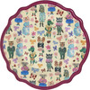 Melamine Vintage Dinner Plate with Nathalie Lété Print - Bordeaux - Tableware - 1 - thumbnail