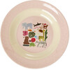 Melamine Kids Bowl with Wildlife Print - Pink - 8.4 oz - Tableware - 1 - thumbnail