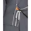 Long Sleeve Top & Boxer Pajama Set Anthracite/Ivory - Pajamas - 2