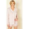Printed Long Sleeve Top & Boxer Pajama Set Mandorla Snake/Mandorla - Pajamas - 1 - thumbnail