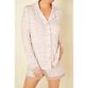 Printed Long Sleeve Top & Boxer Pajama Set Mandorla Snake/Mandorla - Pajamas - 2