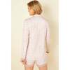 Printed Long Sleeve Top & Boxer Pajama Set Mandorla Snake/Mandorla - Pajamas - 3
