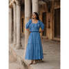 Jeannie Skirt, Blue Diamond Ditsy - Skirts - 1 - thumbnail