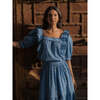 Mae Top, Blue Diamond Ditsy - Blouses - 3