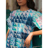 Lara Dress, Green & Blue Geo - Dresses - 2
