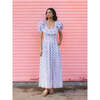 Daphne Dress, Blue and Pink Dandelion - Dresses - 1 - thumbnail