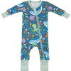 Baby Bamboo Pajamas W/ DreamCuffs®, Deep Sea - Footie Pajamas - 1 - thumbnail