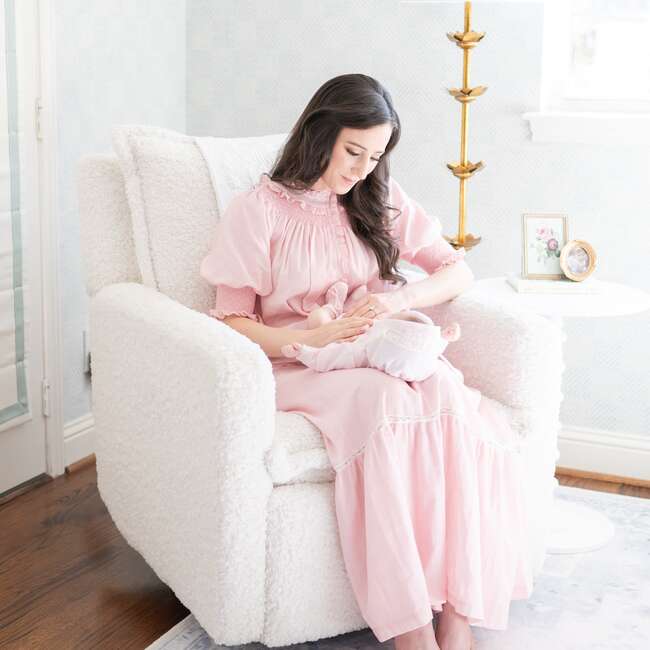 Women's Lounge Dress, Pink - Dresses - 2