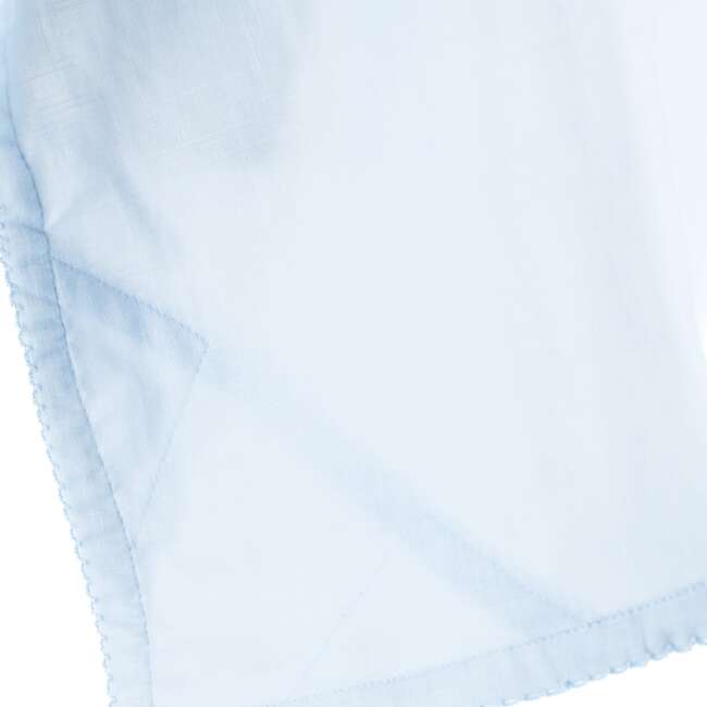 Women's Nursing Cover, Light Blue - Nursing Covers - 3