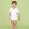 Mason Boy Polo Set, White - Mixed Apparel Set - 2