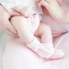 Knit Baby Booties, Pink - Booties - 2