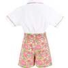 Mason Boy Polo Set, White - Mixed Apparel Set - 6