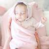 Knit Baby Blanket, Pink - Blankets - 2
