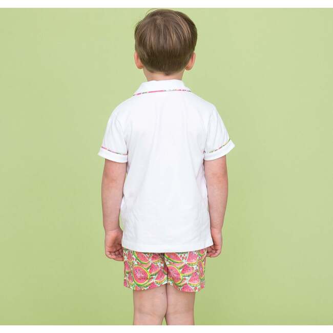 Mason Boy Polo Set, White - Mixed Apparel Set - 7