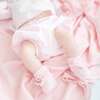 Knit Baby Booties, Pink - Booties - 4