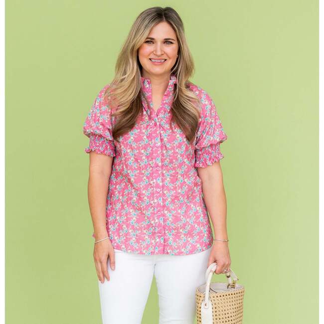 Isla Women's Shirt Flora, Pink
