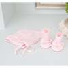 Knit Baby Booties, Pink - Booties - 5