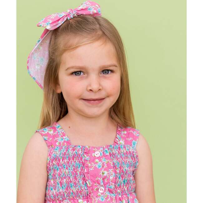 Isla Girl Dress, Pink - Dresses - 4