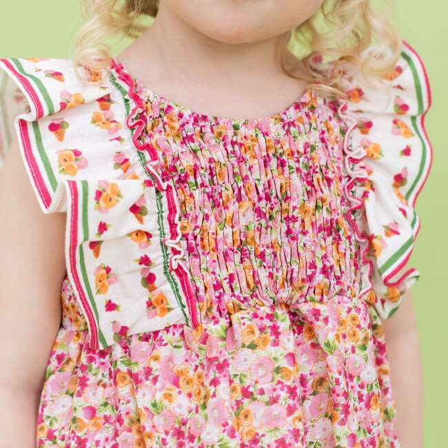 Goldie Girl Dress, Orange - Dresses - 5