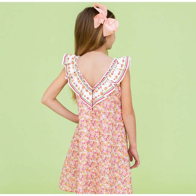 Goldie Big Girl Dress, Orange - Dresses - 7