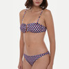 Women's Timor Two Piece Top, Cherry Rubik - Two Pieces - 2