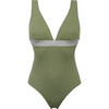 Women's Isaure One Piece, Green Olive - One Pieces - 1 - thumbnail