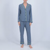 Women's Pajama, Blue Kyoto - Pajamas - 2