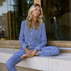 Women's Pajama, Blue Kyoto - Pajamas - 3