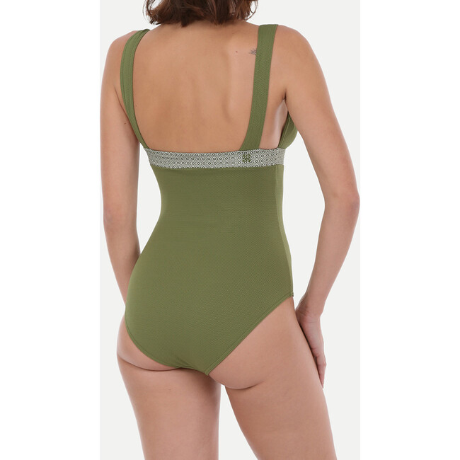 Women's Isaure One Piece, Green Olive - One Pieces - 3