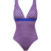 Women's Isaure One Piece, Cherry Rubik - One Pieces - 1 - thumbnail