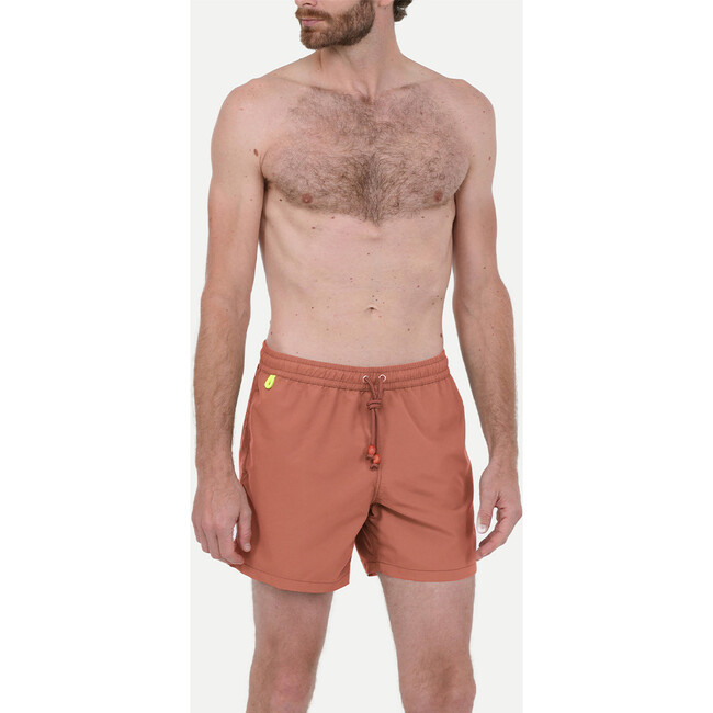 Men's Trawangan Swim Trunk, Terracotta - Swim Trunks - 2