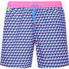 Men's Trawangan Swim Trunk, Sweet Rubik - Swim Trunks - 1 - thumbnail