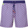 Men's Trawangan Swim Trunk, Pink Jaipur - Swim Trunks - 1 - thumbnail