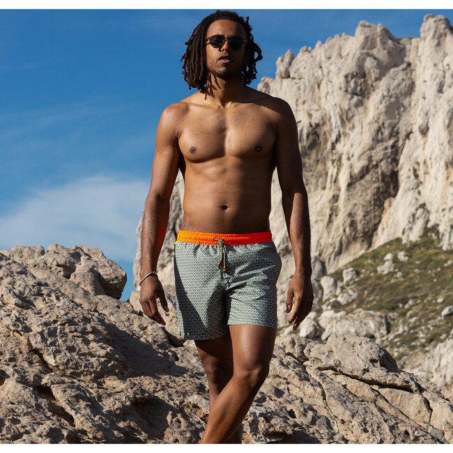 Men's Trawangan Swim Trunk, Khaki Nagoya - Swim Trunks - 4