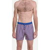 Men's Trawangan Swim Trunk, Cherry Rubik - Swim Trunks - 2