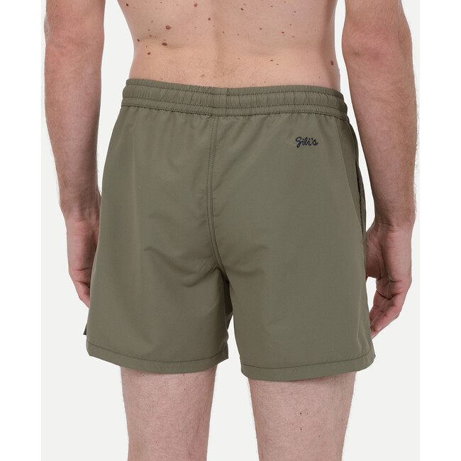Men's Trawangan Swim Trunk, Deep Khaki - Swim Trunks - 3