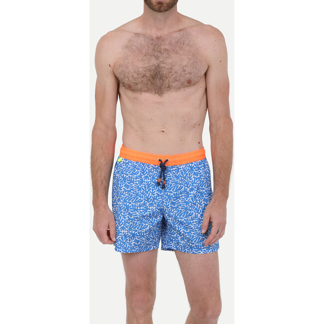 Men's Trawangan Light Swim Trunk, Blue Maupiti - Swim Trunks - 2