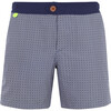 Men's Air Swim Trunk, Navy Azulejos - Swim Trunks - 1 - thumbnail