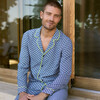 Men's Pajama, Blue Kyoto - Pajamas - 2