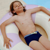 Boys Sulawesi Swim Brief, Navy Azulejos - Swim Trunks - 2