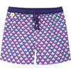 Boys Meno Swim Trunk, Pink Jaipur - Swim Trunks - 1 - thumbnail