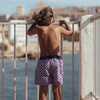 Boys Meno Swim Trunk, Pink Jaipur - Swim Trunks - 2
