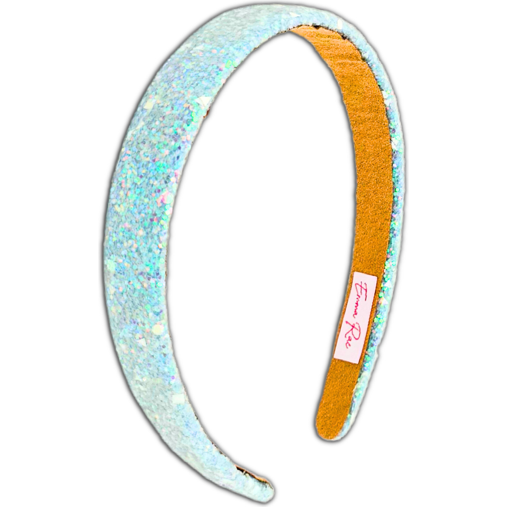 Thin Sparkly Headband, Blue - Hair Accessories - 1