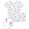 The Organic Short Sleeve Pajama Set, Under The Sea - Pajamas - 1 - thumbnail