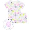The Organic Short Sleeve Pajama Set, Smile - Pajamas - 1 - thumbnail