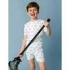 The Organic Short Sleeve Pajama Set, Lacrosse - Pajamas - 2