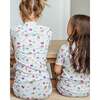 The Organic Short Sleeve Pajama Set, Under The Sea - Pajamas - 3